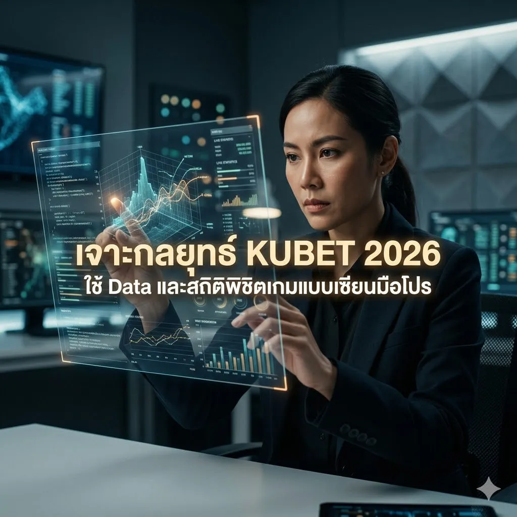 ไม่ใช่แค่โชค! เจาะกลยุทธ์ KUBET 2026 ใช้ Data และสถิติพิชิตเกมแบบเซียนมือโปร