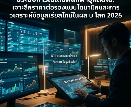 ประสบการณ์เดิมพันกีฬายุคถัดไป: เจาะลึกราคาต่อรองแบบไดนามิกและการวิเคราะห์ข้อมูลเรียลไทม์ใน ผล บอล โลก 2026